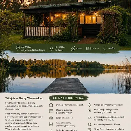 Holiday home Dacza Warminska, Letniskowy Na Jeziorem
